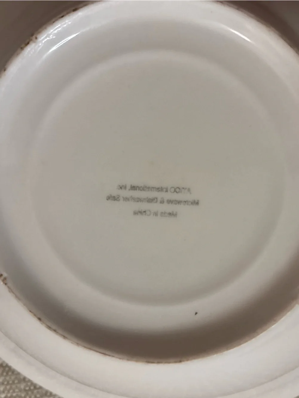 Vintage ATICO Christmas Serving Bowl The Spirit of Christmas is Love Holly Gold